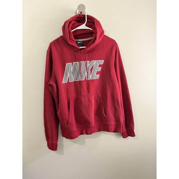 Nike Burgundy Mens Hoodie With Pockets Size Small - Picture 4 of 9
